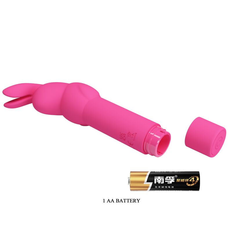 PRETTY LOVE - GERARDO VIBRADOR DE SILICONA CONEJO FUSCHIA - Imagen 4