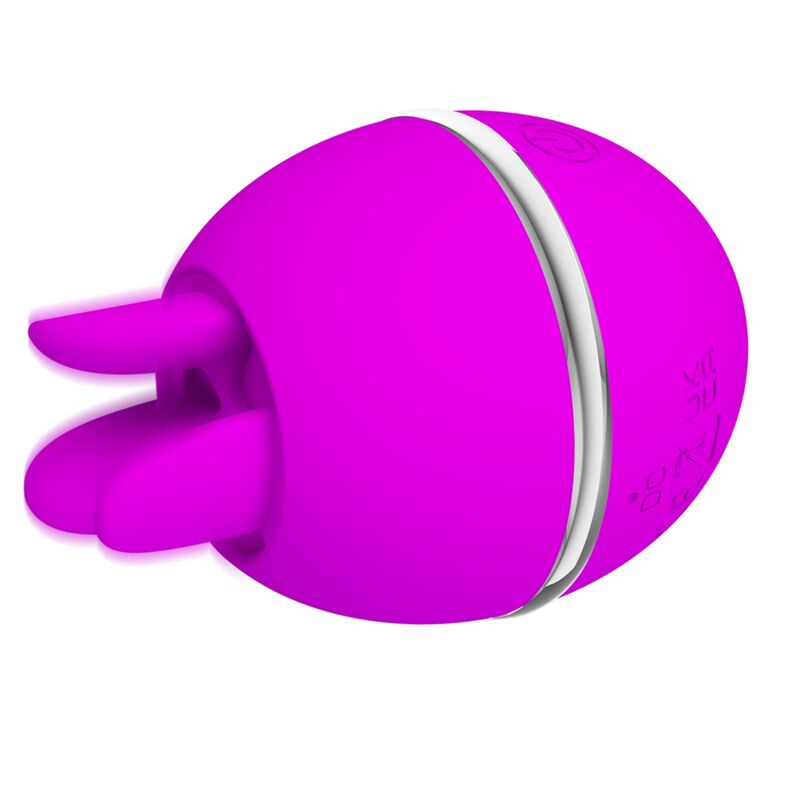 PRETTY LOVE - GEMINI BALL VIBRADOR DE SILICONA REDONDO MORADO - Imagen 6