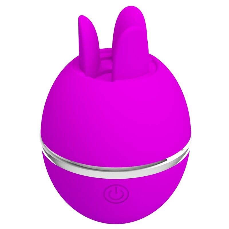 PRETTY LOVE - GEMINI BALL VIBRADOR DE SILICONA REDONDO MORADO - Imagen 2