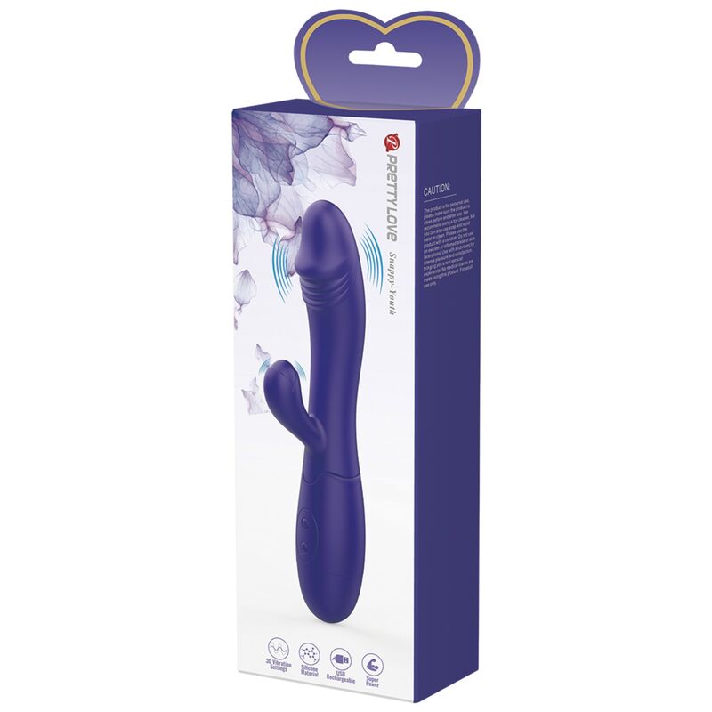 PRETTY LOVE - SNAPPY YOUTH VIBRADOR & ESTIMULADOR PUNTOG VIOLETA - Imagen 8