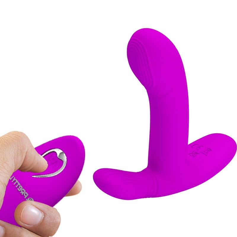 PRETTY LOVE - GERI MASAJEADOR CLITORIS CONTROL REMOTO ROSA - Imagen 5