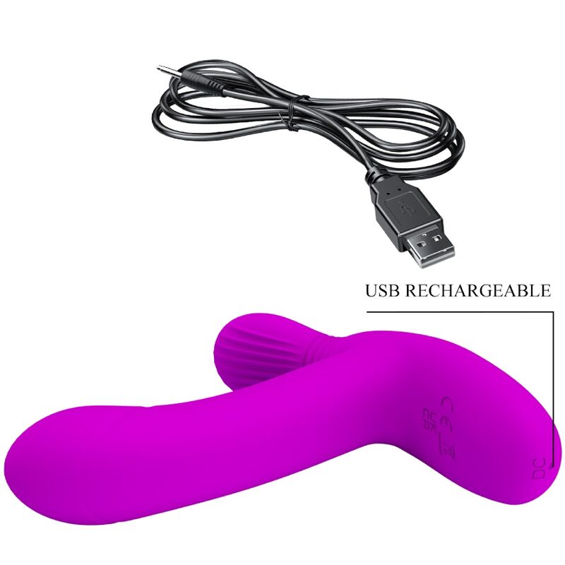 PRETTY LOVE - GERI MASAJEADOR CLITORIS CONTROL REMOTO ROSA - Imagen 8