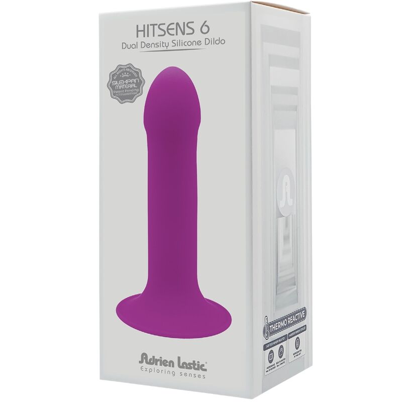 ADRIEN LASTIC - HITSENS 6 DILDO SILICONA VIOLETA - Imagen 3