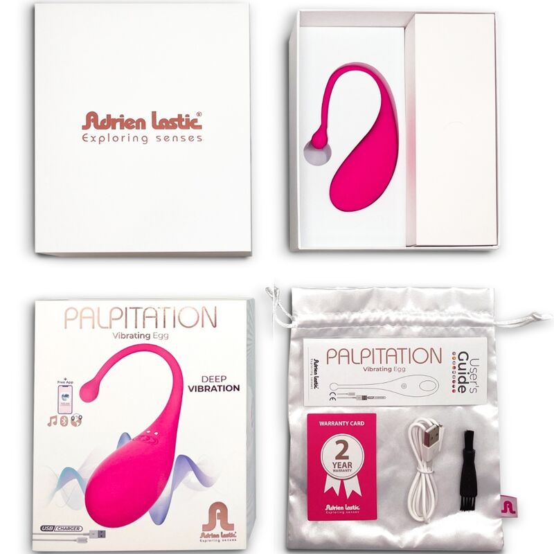 ADRIEN LASTIC - PALPITATION HUEVO VIBRADOR VERDE + APP GRATUITA - Imagen 8