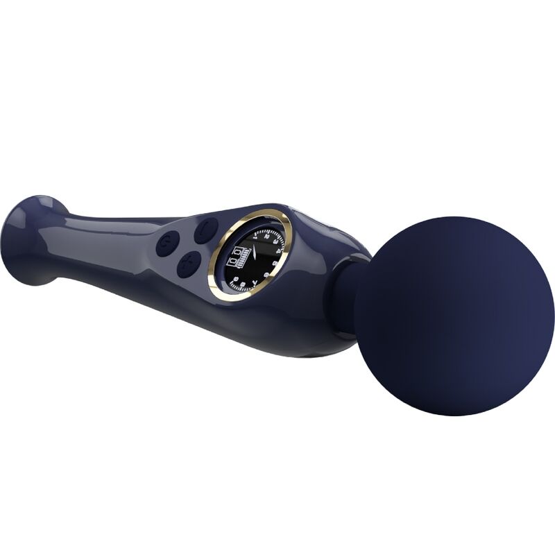 PRETTY LOVE - SKYLER VIBRADOR WAND AZUL - Imagen 4