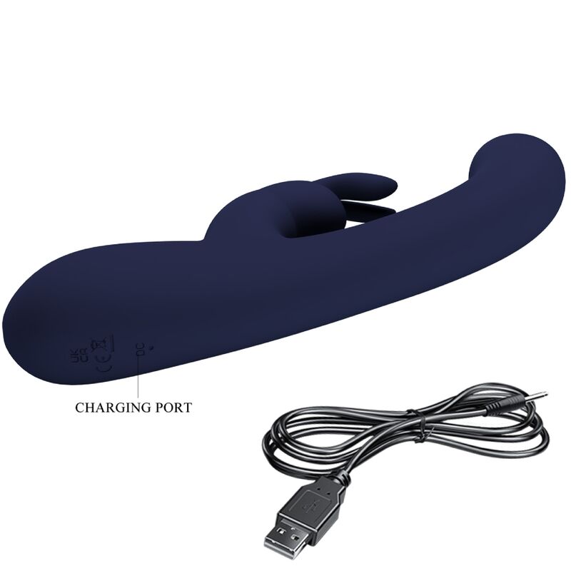 PRETTY LOVE - LAMAR VIBRADOR RABBIT & PUNTO G AZUL - Imagen 8