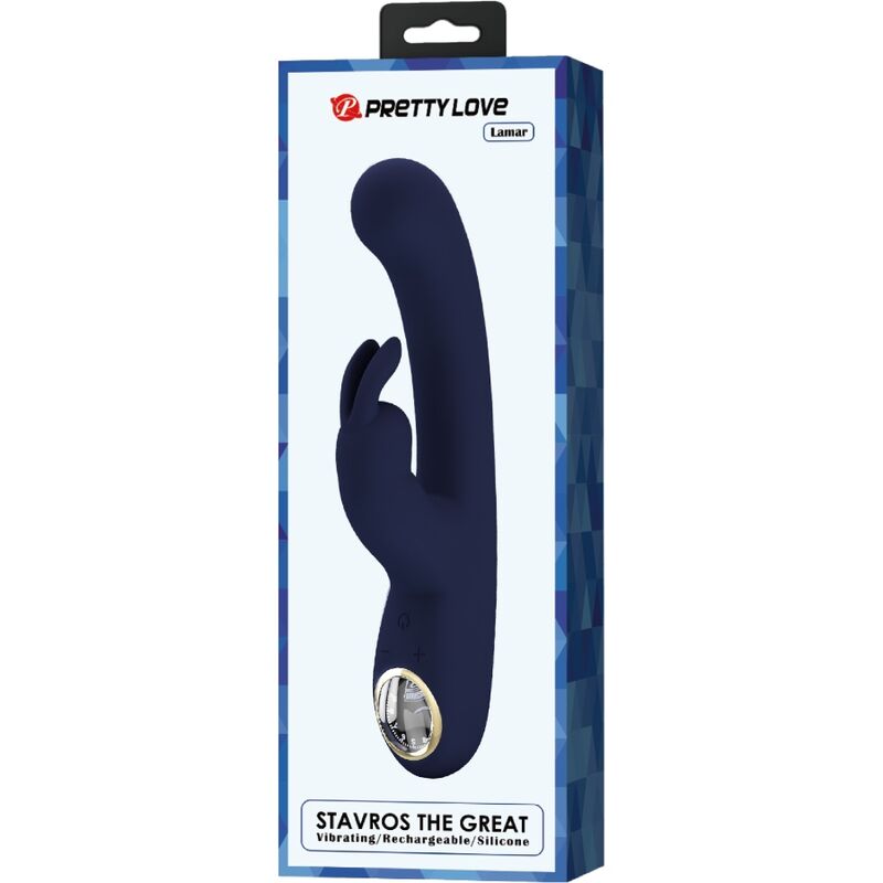 PRETTY LOVE - LAMAR VIBRADOR RABBIT & PUNTO G AZUL - Imagen 9