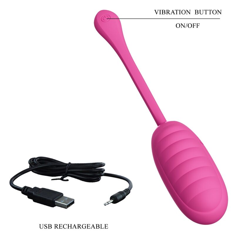 PRETTY LOVE - CATALINA HUEVO VIBRADOR RECARGABLE ROSA APP GRATUITA - Imagen 8