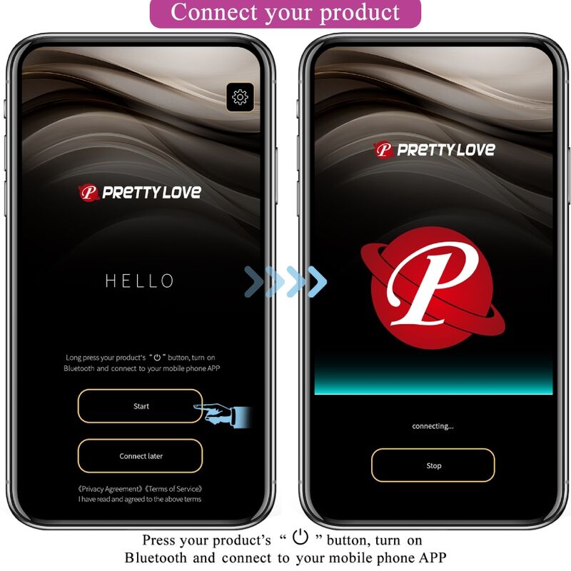 PRETTY LOVE - CATALINA HUEVO VIBRADOR RECARGABLE ROSA APP GRATUITA - Imagen 5