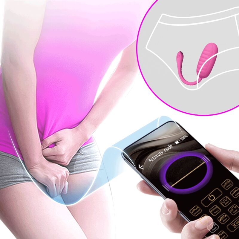 PRETTY LOVE - CATALINA HUEVO VIBRADOR RECARGABLE ROSA APP GRATUITA - Imagen 4