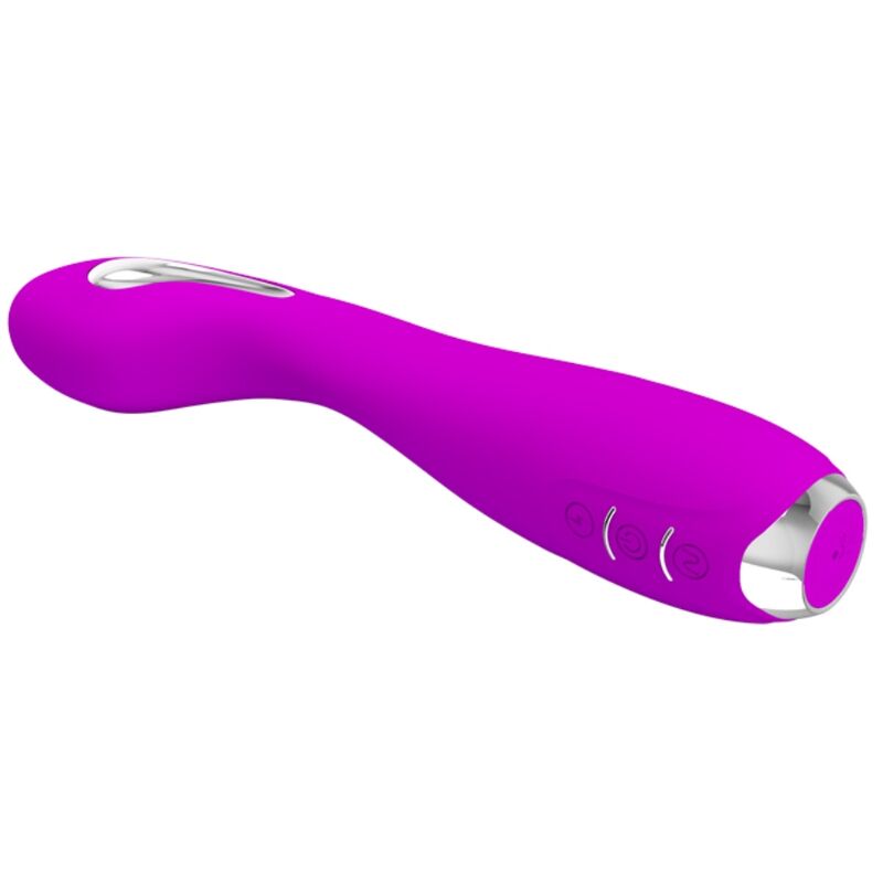 PRETTY LOVE - HECTOR VIBRADOR ELECTROSHOCK RECARGABLE & IMPERMEABLE MORADO - Imagen 8