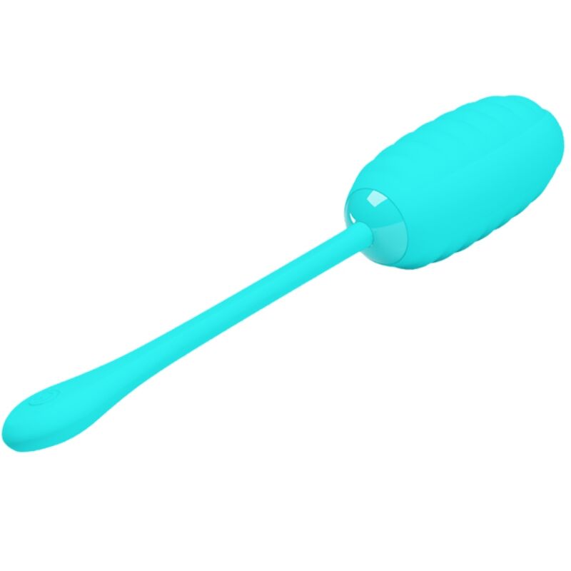 PRETTY LOVE - KIRK HUEVO VIBRADOR RECARGABLE VERDE CLARO - Imagen 7