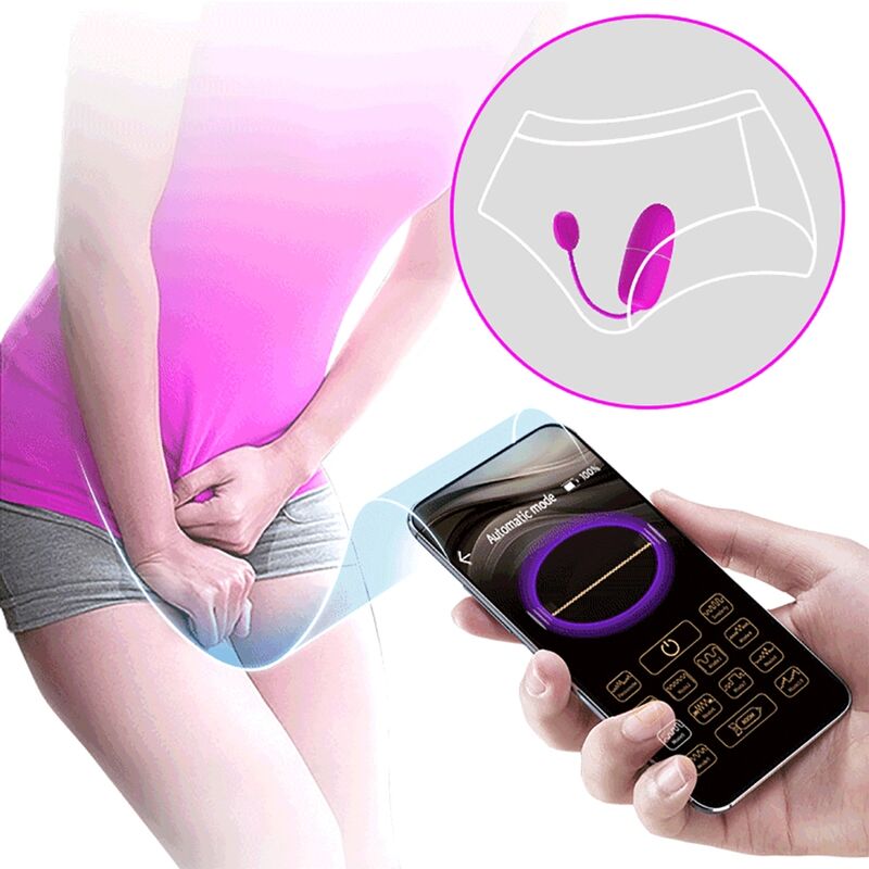 PRETTY LOVE - NYMPH HUEVO VIBRADOR CONTROLADO POR APP VIOLETA - Imagen 5