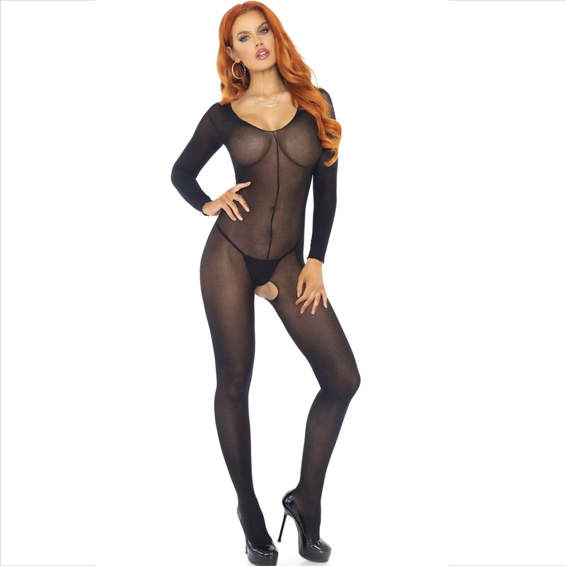 LEG AVENUE - BODYSTOCKING NEGRO MANGA LARGA - Imagen 5