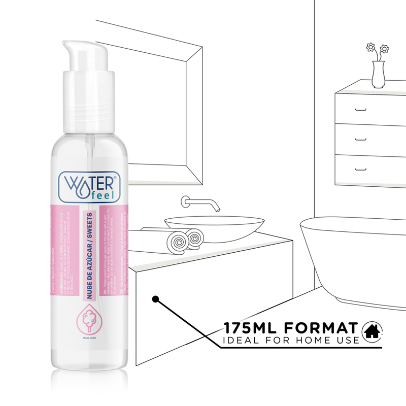 WATERFEEL - LUBRICANTE NUBE DE AZÚCAR 175 ML - Imagen 6