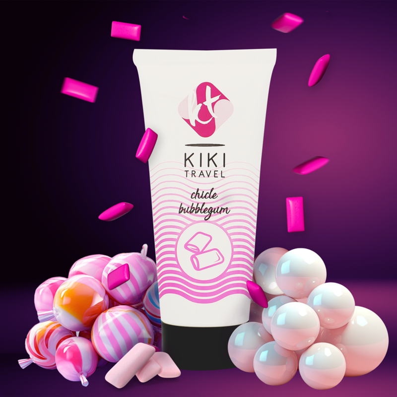 KIKÍ TRAVEL - LUBRICANTE SABOR A CHICLE 50 ML - Imagen 7