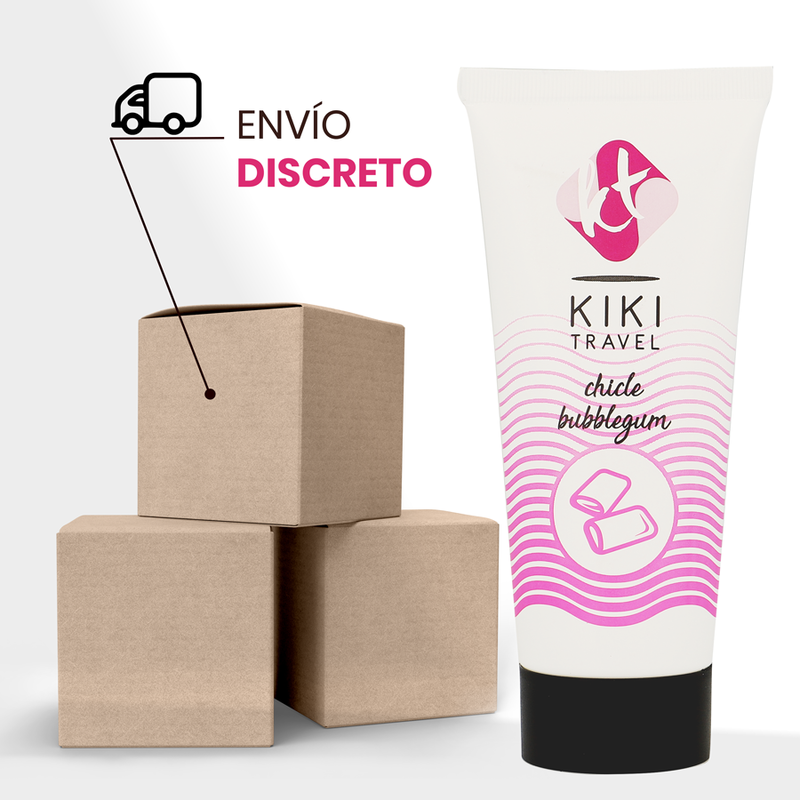 KIKÍ TRAVEL - LUBRICANTE SABOR A CHICLE 50 ML - Imagen 3