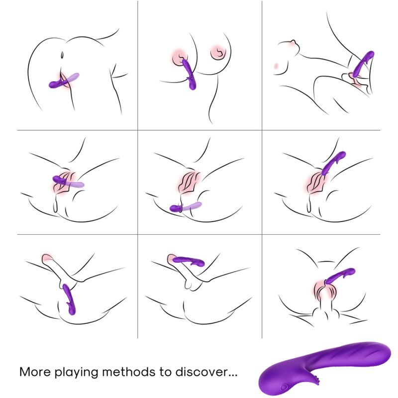 ARMONY - ROMANCE VIBRADOR CON ESTIMULADOR VIOLETA - Imagen 3