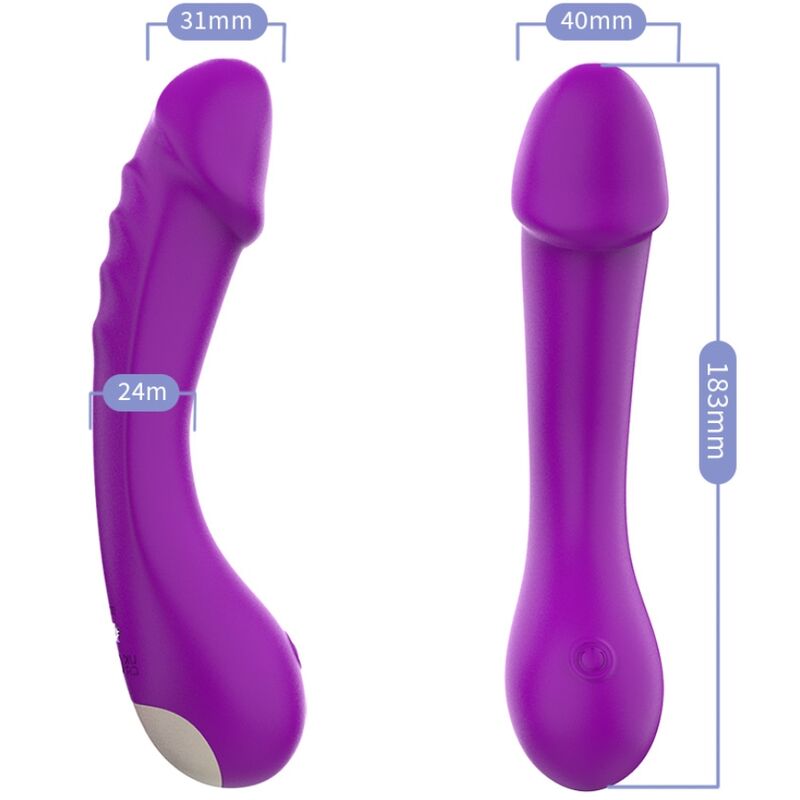 ARMONY - DILDO VIBRADOR PUNTO G SILICONA VIOLETA - Imagen 5