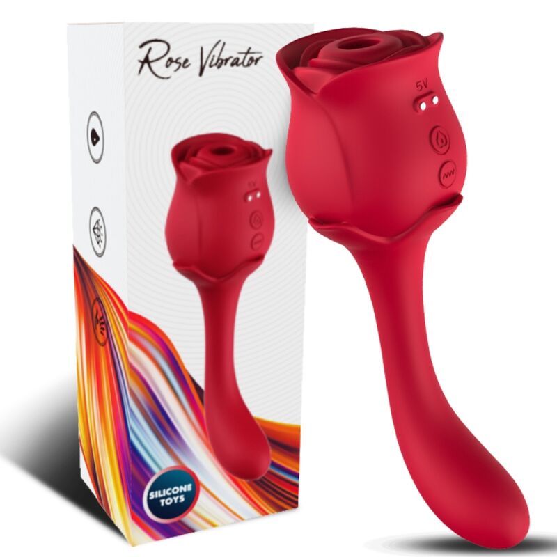 ARMONY - ROSELOVER SUCCIONADOR CLÍTORIS & ESTIMULADOR ROJO
