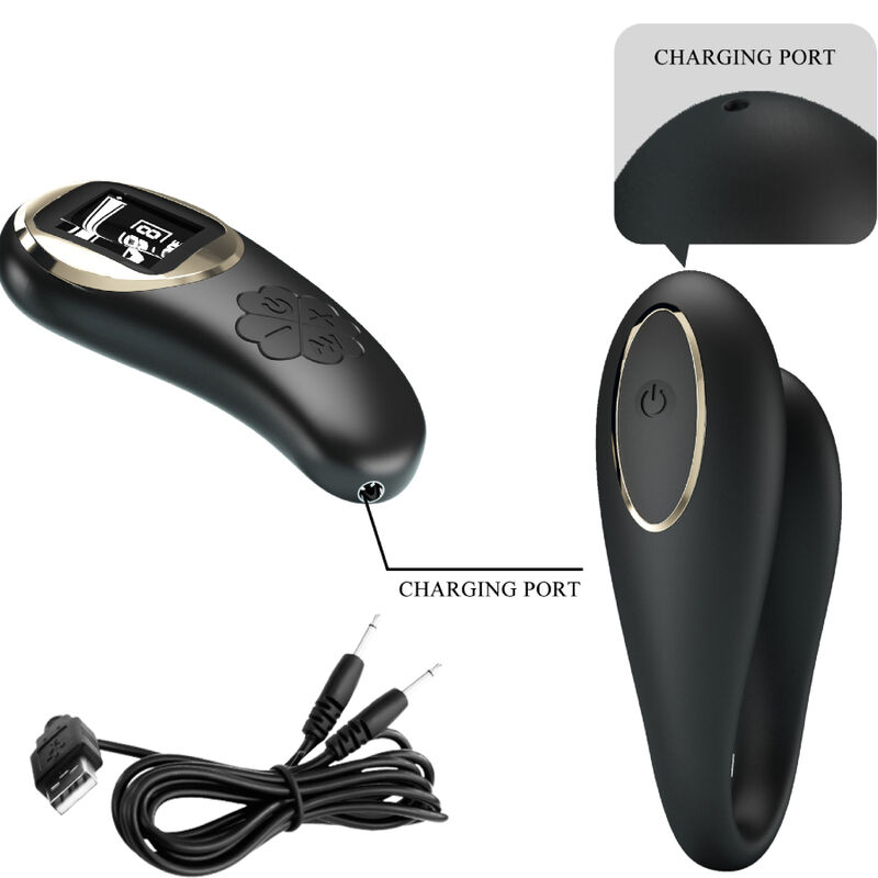 PRETTY LOVE - NATHAN VIBRADOR DOBLE PLACER CONTROL REMOTO - Imagen 5