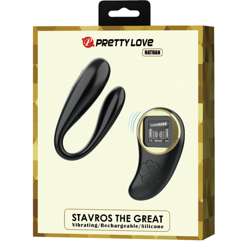 PRETTY LOVE - NATHAN VIBRADOR DOBLE PLACER CONTROL REMOTO - Imagen 3