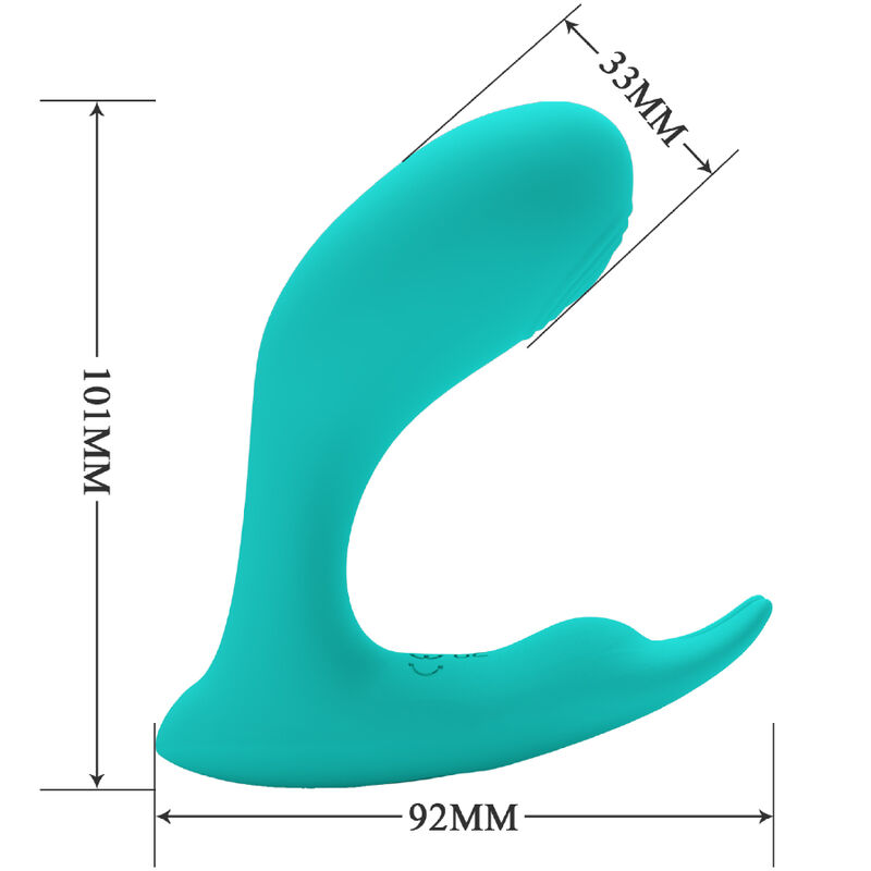 PRETTY LOVE - IDABELLE VIBRATION & PULSATION CONTROL REMOTO AZUL - Imagen 5