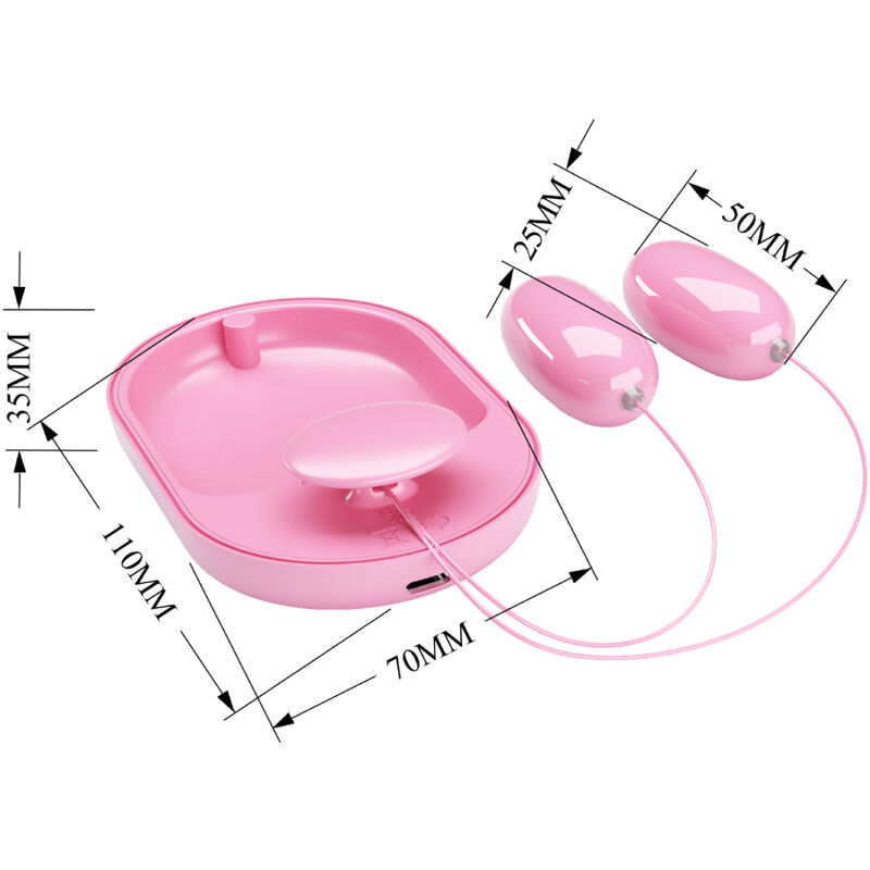 PRETTY LOVE - FUN BOX BALA VIBRADORA ROSA - Imagen 5
