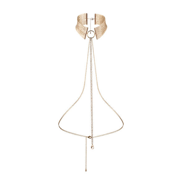 BIJOUX - DÉSIR MÉTALLIQUE COLLAR METLICO DORADO - Imagen 2