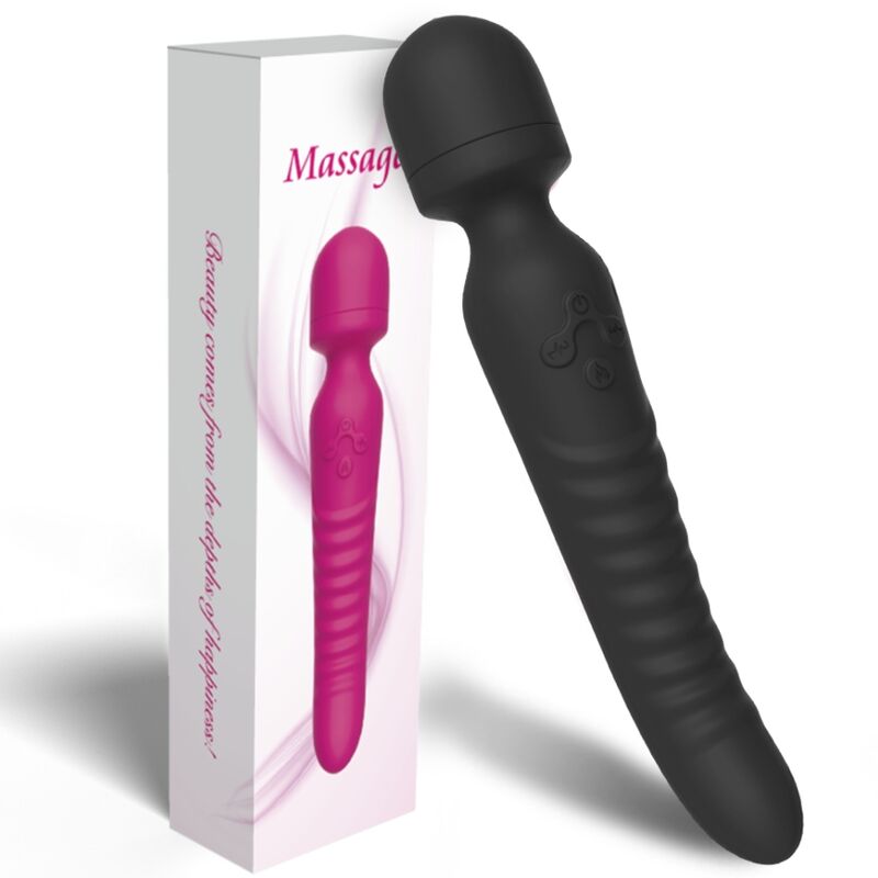 ARMONY - MISSION MASAJEADOR & VIBRADOR EFECTO CALOR NEGRO - Imagen 4