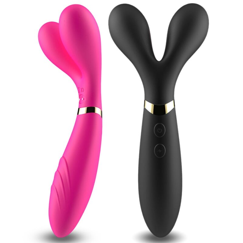 ARMONY - Y-WAND MASAJEADOR & VIBRADOR CABEZA DOBLE NEGRO - Imagen 4