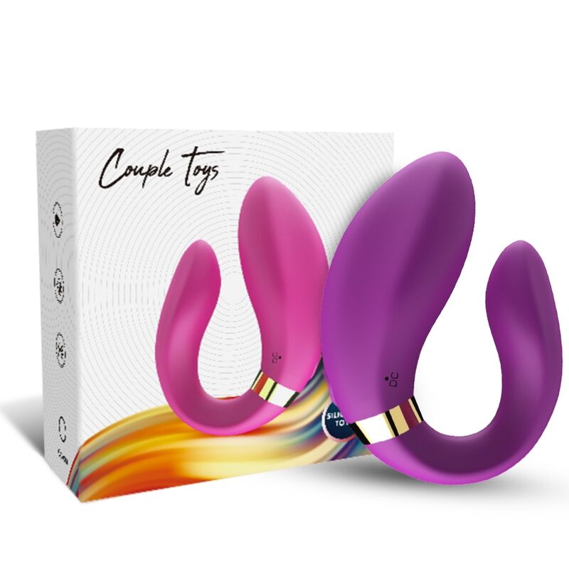 ARMONY - CRESCENT VIBRADOR PAREJA CONTROL REMOTO VIOLETA - Imagen 2