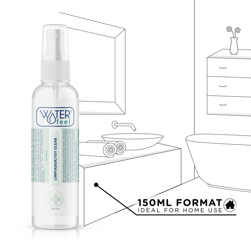 WATERFEEL - LIMPIADOR JUGUETES STERILE 150 ML - Imagen 6