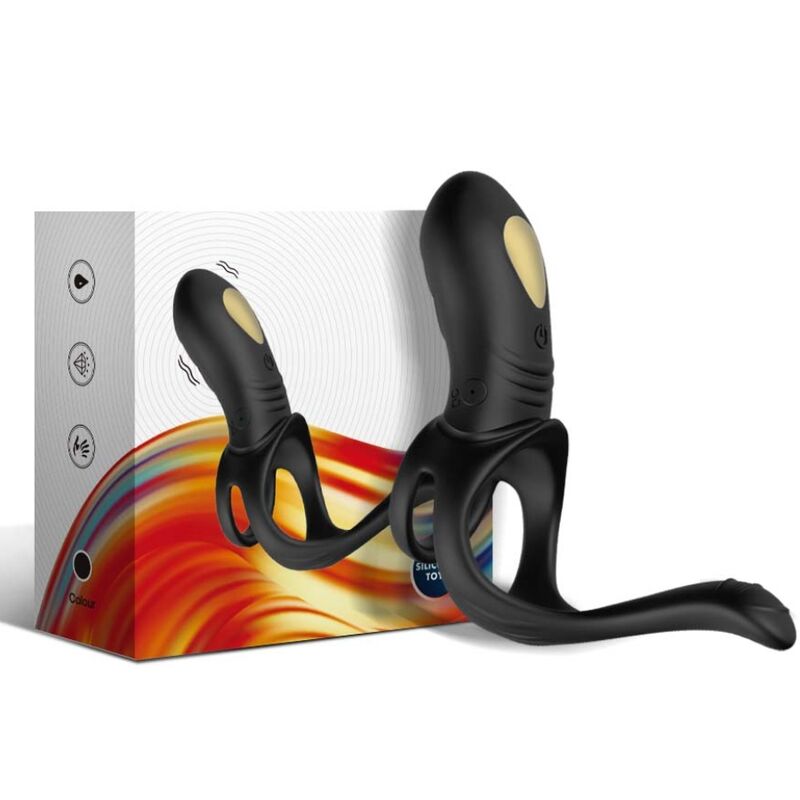 ARMONY - JOY JUMPER ANILLO VIBRADOR PAREJAS & PLUG ANAL NEGRO - Imagen 3