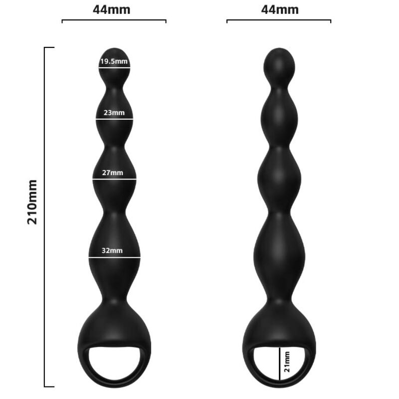 ARMONY - VIBRADOR DEDAL PLUG ANAL NEGRO - Imagen 4