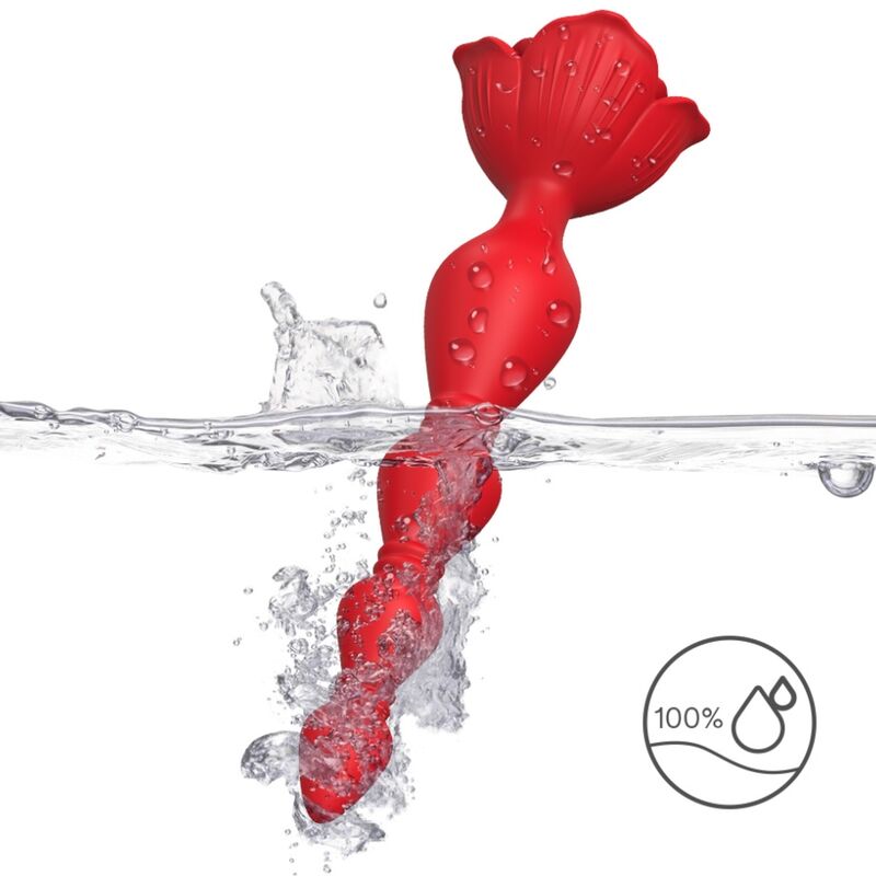 ARMONY - ROSA VIBRADOR PAGODA & PLUG ANAL ROJO - Imagen 2