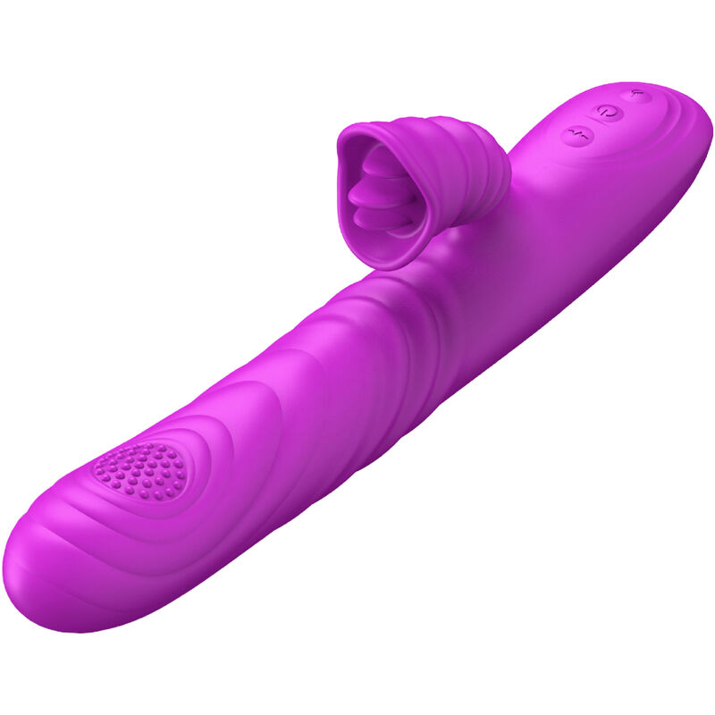 ARMONY - ANGELIA VIBRADOR MULTIFUNCION CON LENGUA ESTIMULADORA EFECTO CALOR VIOLETA - Imagen 6