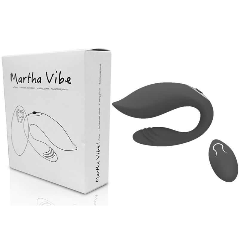 ARMONY - MARTHA VIBRADOR PARA PAREJAS CONTROL REMOTO NEGRO - Imagen 3