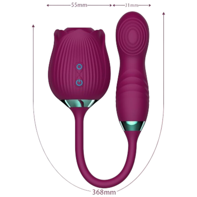 ARMONY - DELIGHT FLOWER SUCCIONADOR & BUMPING VIOLETA - Imagen 2