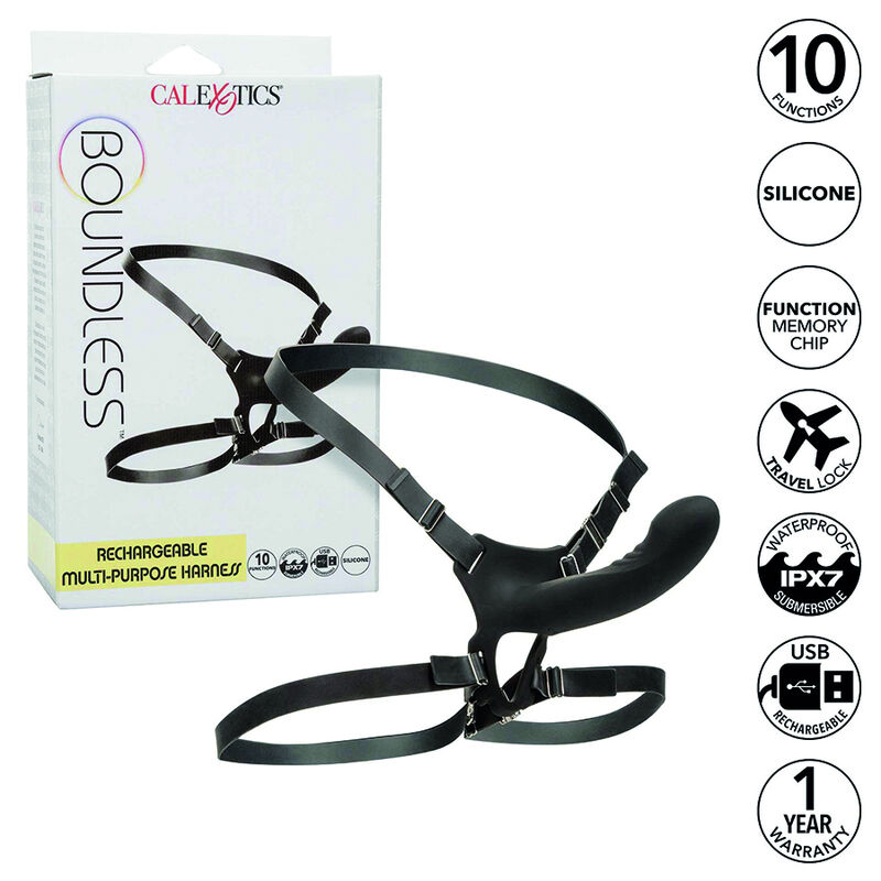 CALEXOTICS - BOUNDLESS ARNÉS RECARGABLE MULTIPOSICIÓN - Imagen 2