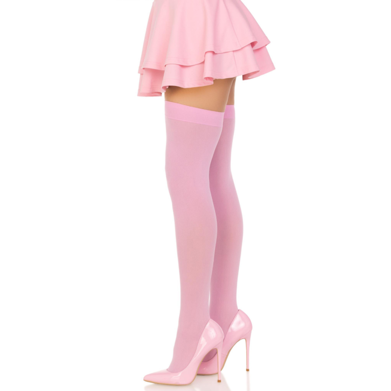 LEG AVENUE - MEDIAS NAILON ROSA - Imagen 4