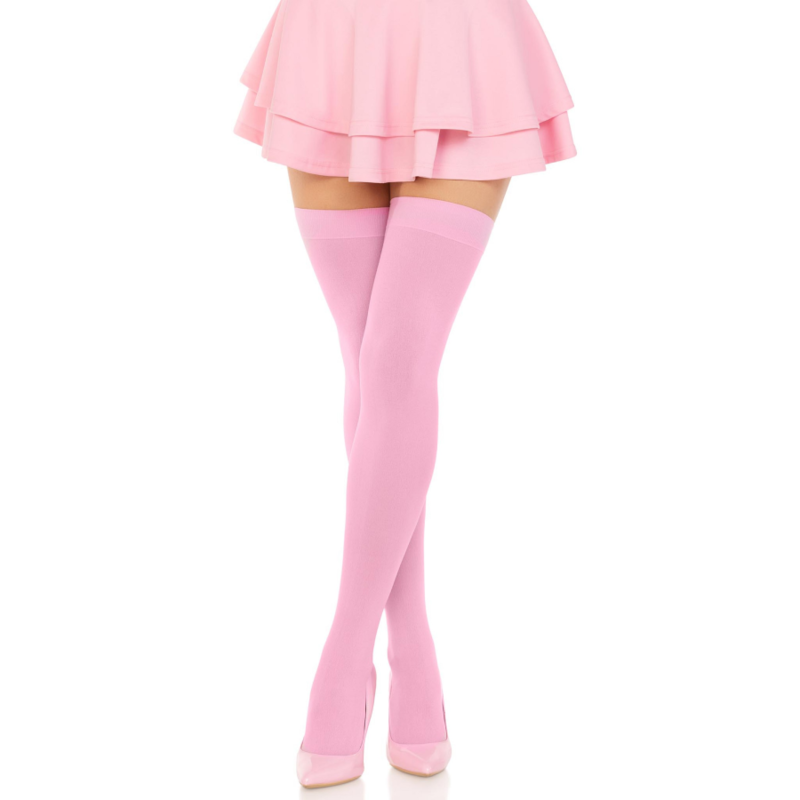 LEG AVENUE - MEDIAS NAILON ROSA - Imagen 3