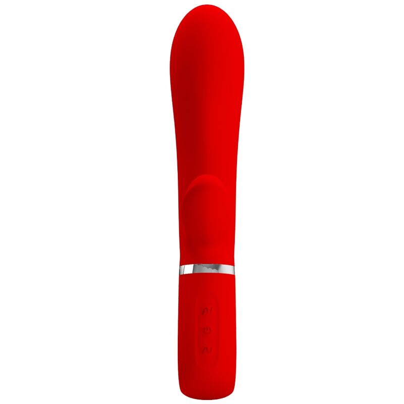 PRETTY LOVE - THOMAS VIBRADOR PUNTO G MULTIFUNCIÓN ROJO - Imagen 9