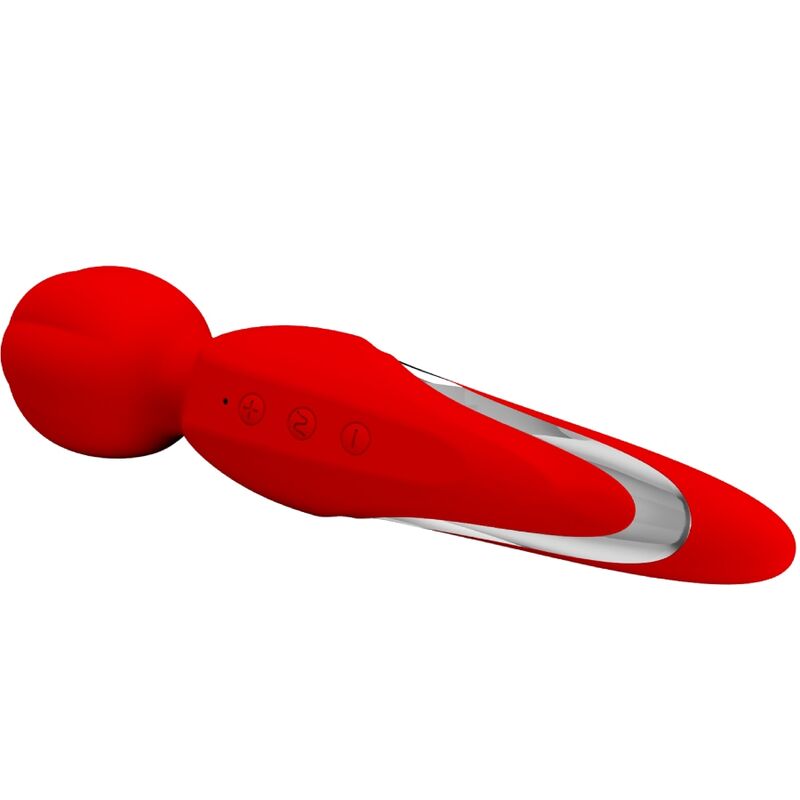 PRETTY LOVE - WALTER VIBRADOR WAND ROJO - Imagen 5