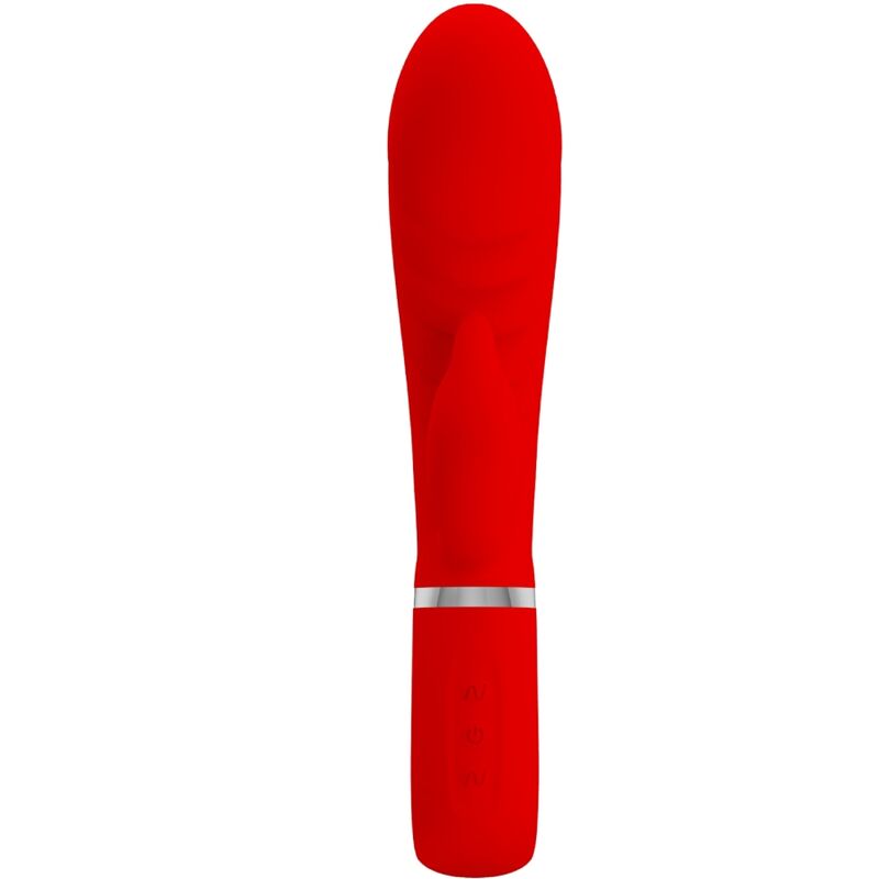 PRETTY LOVE - PRESCOTT VIBRADOR PUNTO G MULTIFUNCIÓN ROJO - Imagen 4
