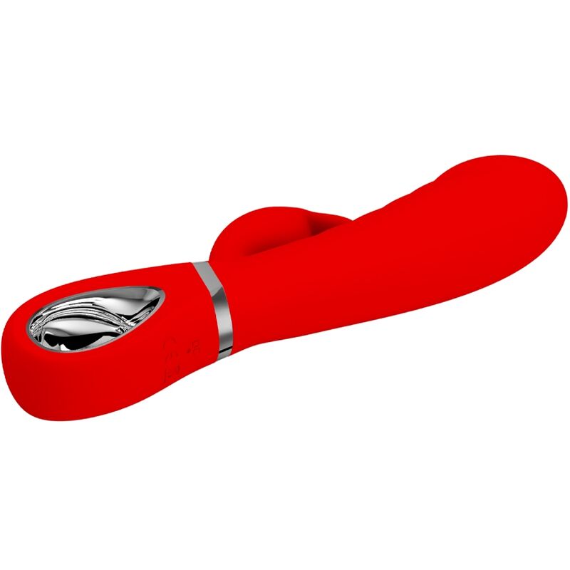 PRETTY LOVE - PRESCOTT VIBRADOR PUNTO G MULTIFUNCIÓN ROJO - Imagen 3