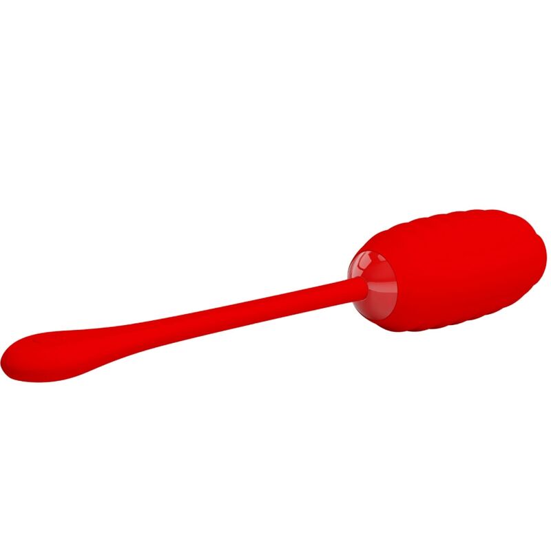 PRETTY LOVE - KIRK HUEVO VIBRADOR RECARGABLE ROJO - Imagen 5