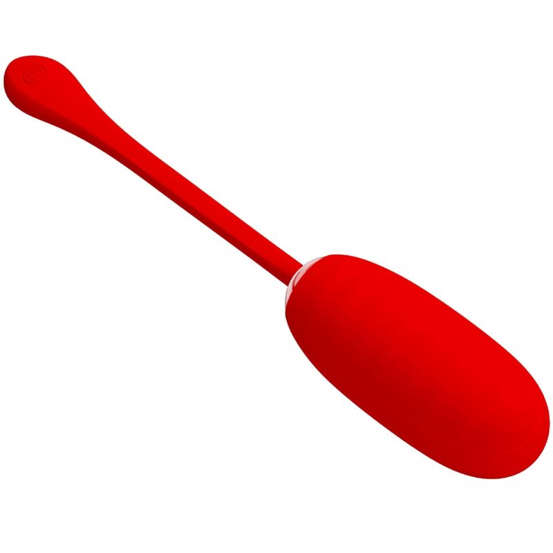 PRETTY LOVE - KIRK HUEVO VIBRADOR RECARGABLE ROJO - Imagen 3