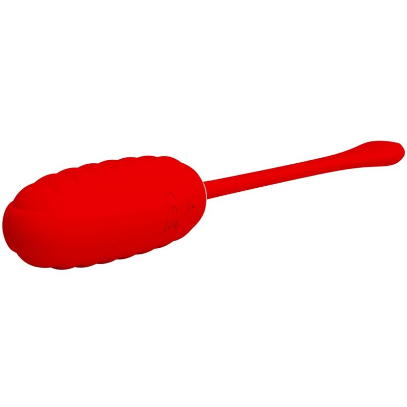 PRETTY LOVE - KIRK HUEVO VIBRADOR RECARGABLE ROJO - Imagen 6