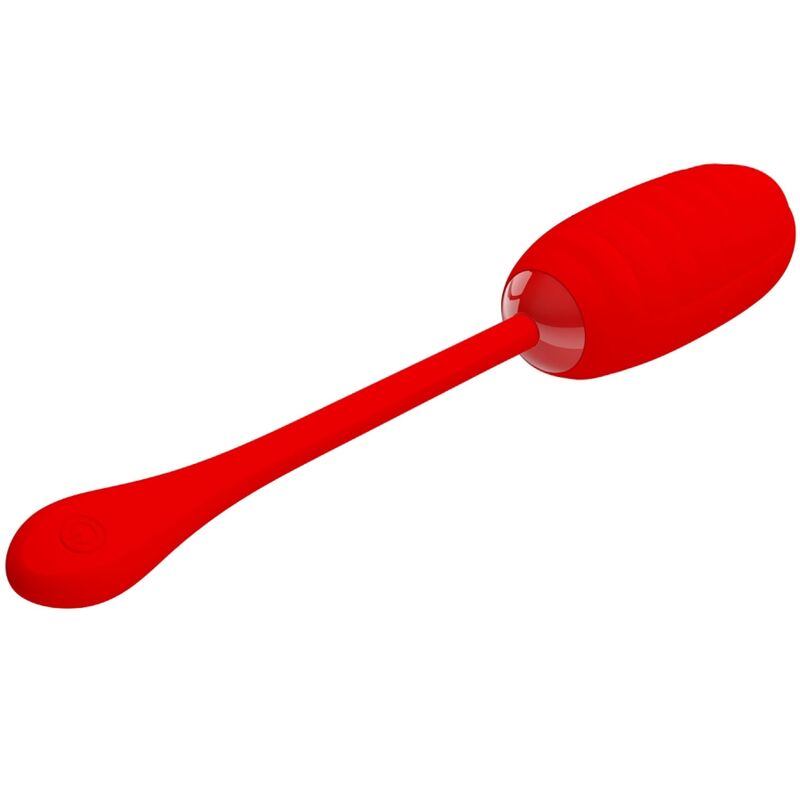 PRETTY LOVE - KIRK HUEVO VIBRADOR RECARGABLE ROJO - Imagen 4